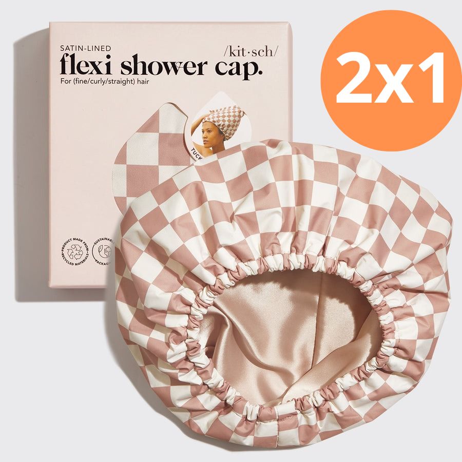 Gorro de ducha flexible - 2 UNIDADES