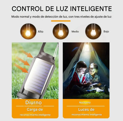 ¡Nunca más a oscuras! Ilumina tu hogar gratis con la ampolleta solar recargable