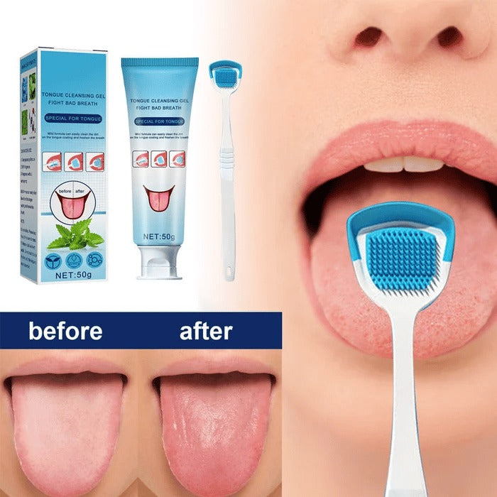 Set de gel + limpiador lingual