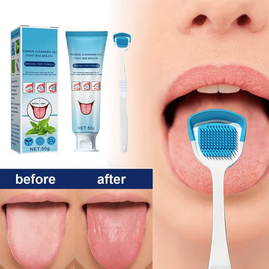 Set de gel + limpiador lingual
