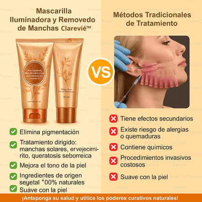 Clarevié™ - Mascarilla facial iluminadora y eliminadora de manchas
