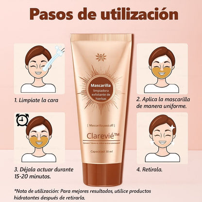 Clarevié™ - Mascarilla facial iluminadora y eliminadora de manchas
